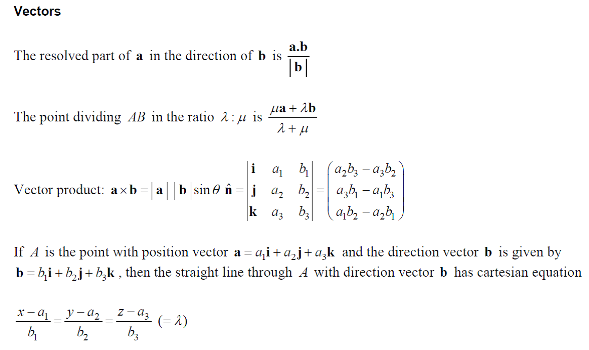 Pure Mathematics A2 Level Level Revision Maths Mathematical Formulae Pure Mathematics